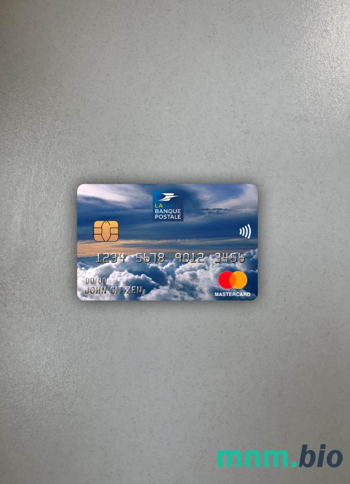 France La Banque Postale bank wygląd zdjęcia mastercard skan PSD + zdjęcie